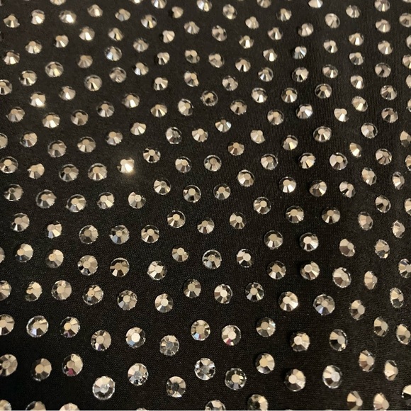 Ladies Calvin Klein Little Black Rhinestone Dress - Picture 2 of 4